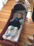 in Great Grammie's cradle
