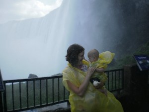 Behind the Falls.