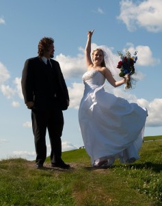 This is my husband and I on our wedding day in 2009.