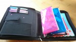 Inside the binder
